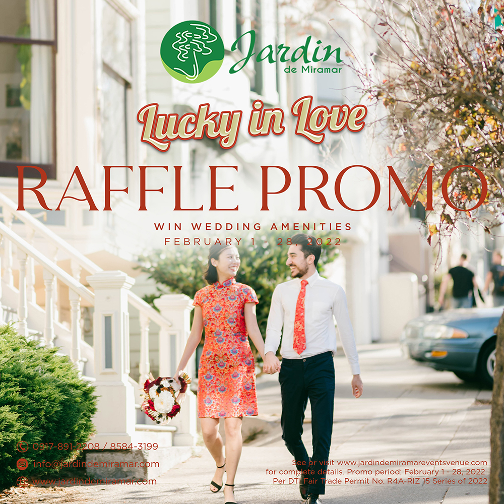 Lucky in Love Wedding Amenity Raffle Amenity Promo