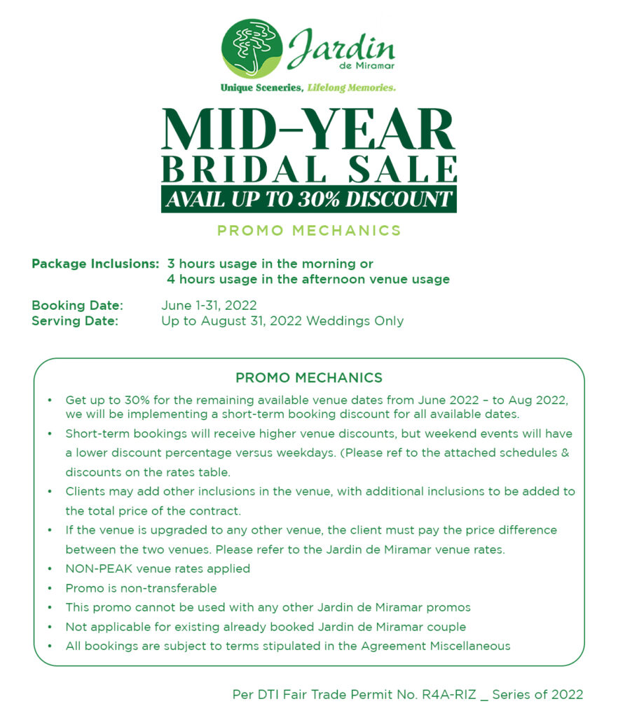 MID YEAR JUNE WEDDINGS BRIDAL SALE